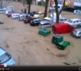 Genova, cars carried away by floodsjj