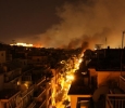 Athens, smoke over the city during clashes