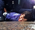 Occupy Wall St, young man arrested by police