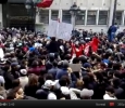 Tunis, protests in front of the Interior Ministry jj