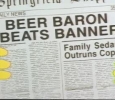 BEER BARON BEATS BANNER (Springfield Shopper)