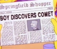 BOY DISCOVERS COMET (Springfield Shopper)