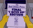 FINAL 'I GIVE UP' EDITION (The Red Dress Press)