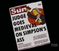 JUDGE GOES MEDIEVAL ON SIMPSON'S ASS (The Sun)
