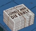 LONELY MEN DIE EARLY (Springfield Shopper)