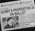 QUIMBY'S PROPOSITION 24 ON BALLOT (Springfield Shopper)
