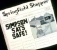 SIMPSON SAYS SAFE! (Springfield Shopper)